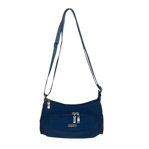 Baggallini Everyday Bag Crossbody Nylon Handbag Purse Travel Pacific Blue